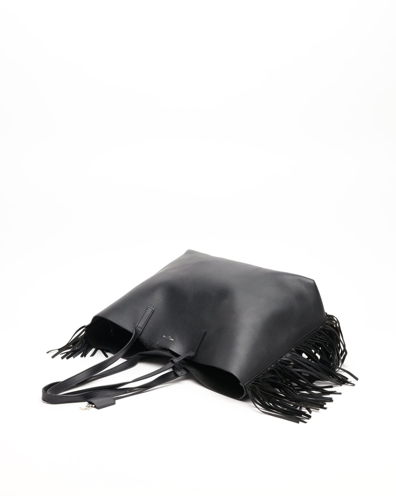 Saint Laurent Fringe Bold East/West Tote Bag