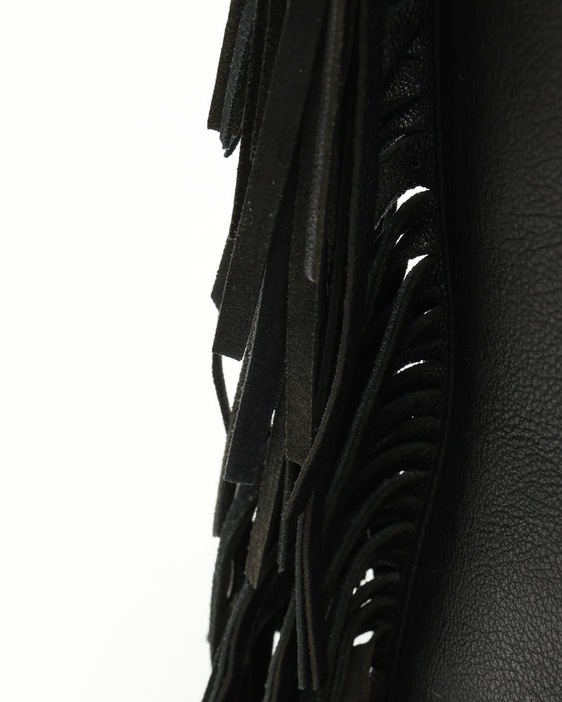 Saint Laurent Fringe Bold East/West Tote Bag