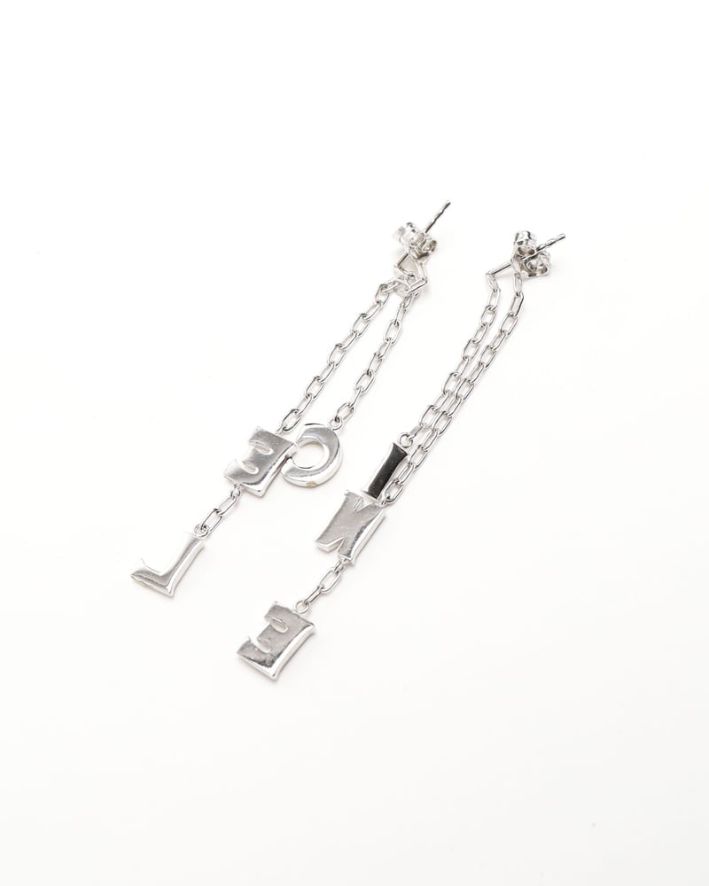 Celine Céline Dangling Rhinestone Earrings