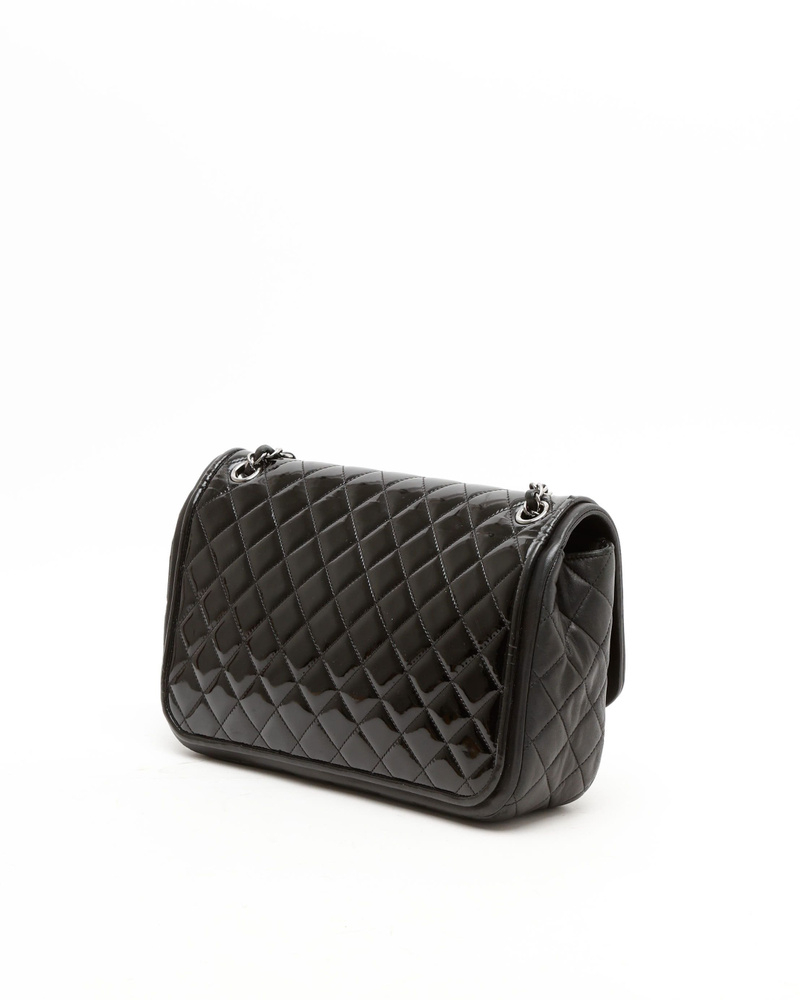 Chanel Classic Medium Patent Single Flap Bag