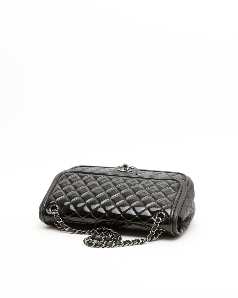 Chanel Classic Medium Patent Single Flap Bag