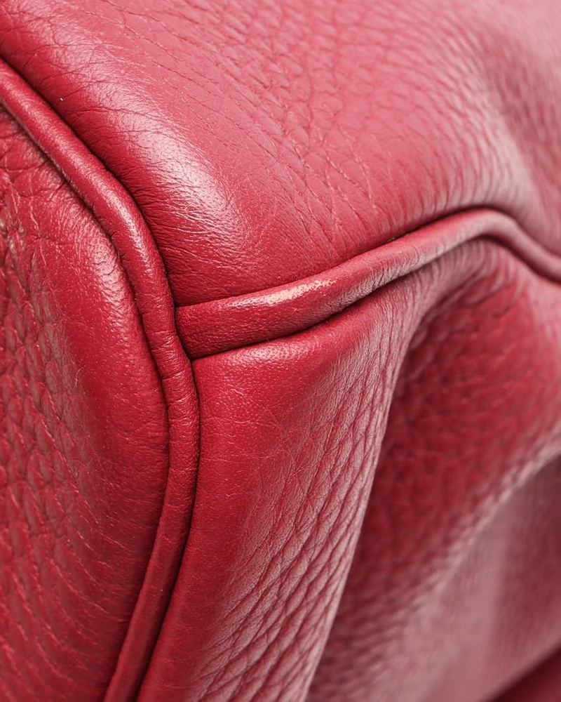 Hermès Birkin 35 Rubis Clemence Bag