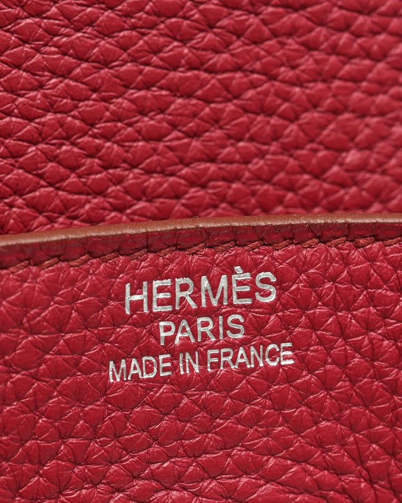 Hermès Birkin 35 Rubis Clemence Bag