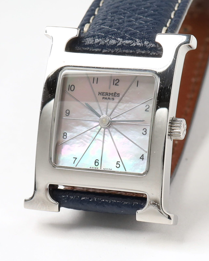 Hermès Heure H 21mm Ref HH1.210 Mother-of-Pearl Watch