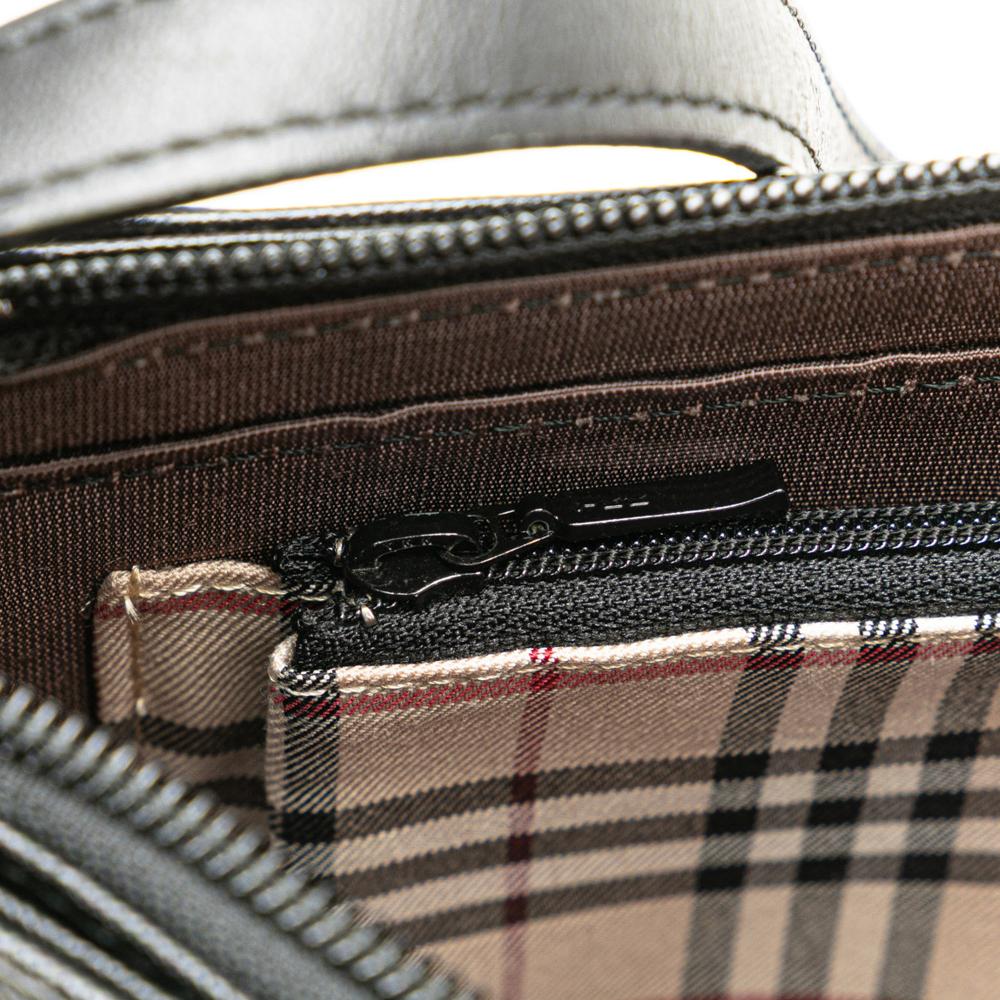 Burberry B Burberry Black Calf Leather Shoulder Bag United Kingdom