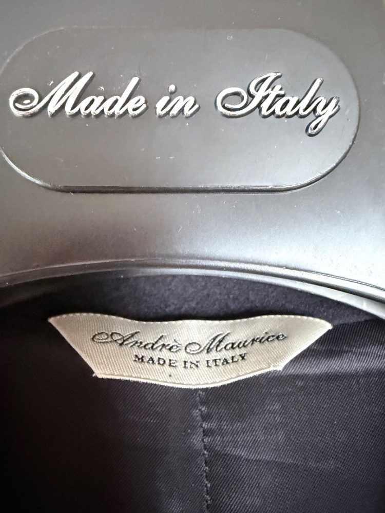 André Maurice Kaschmir Mantel dunkelblau