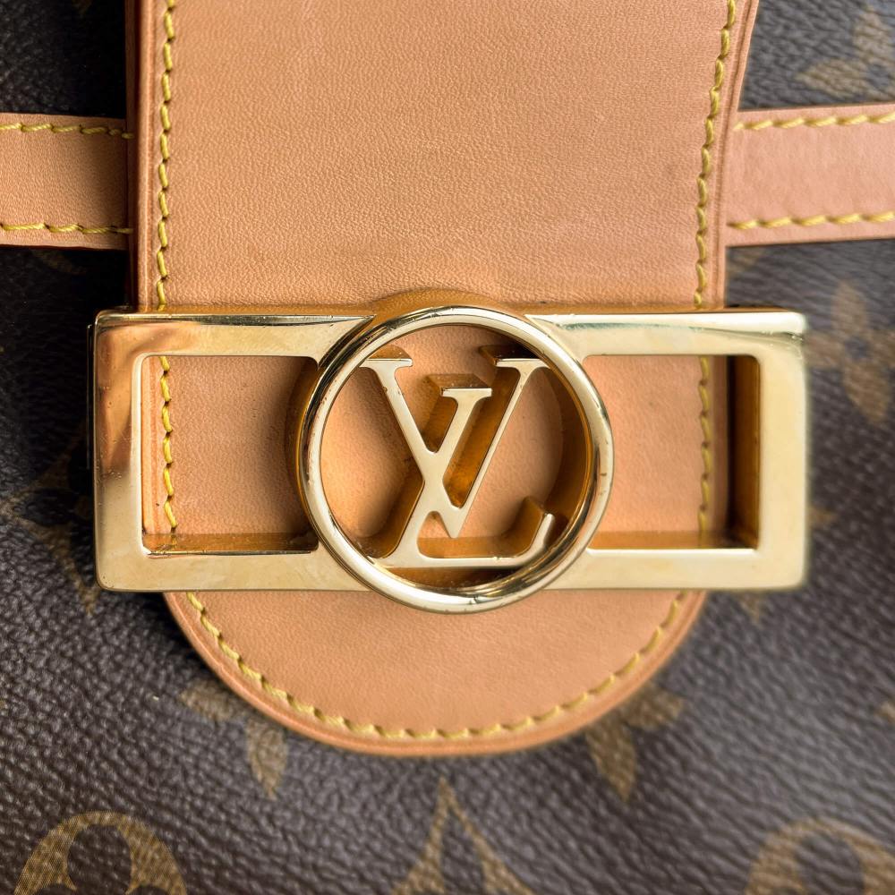 Louis Vuitton Boulogne Canvas Flap Shoulder Bag Monogram