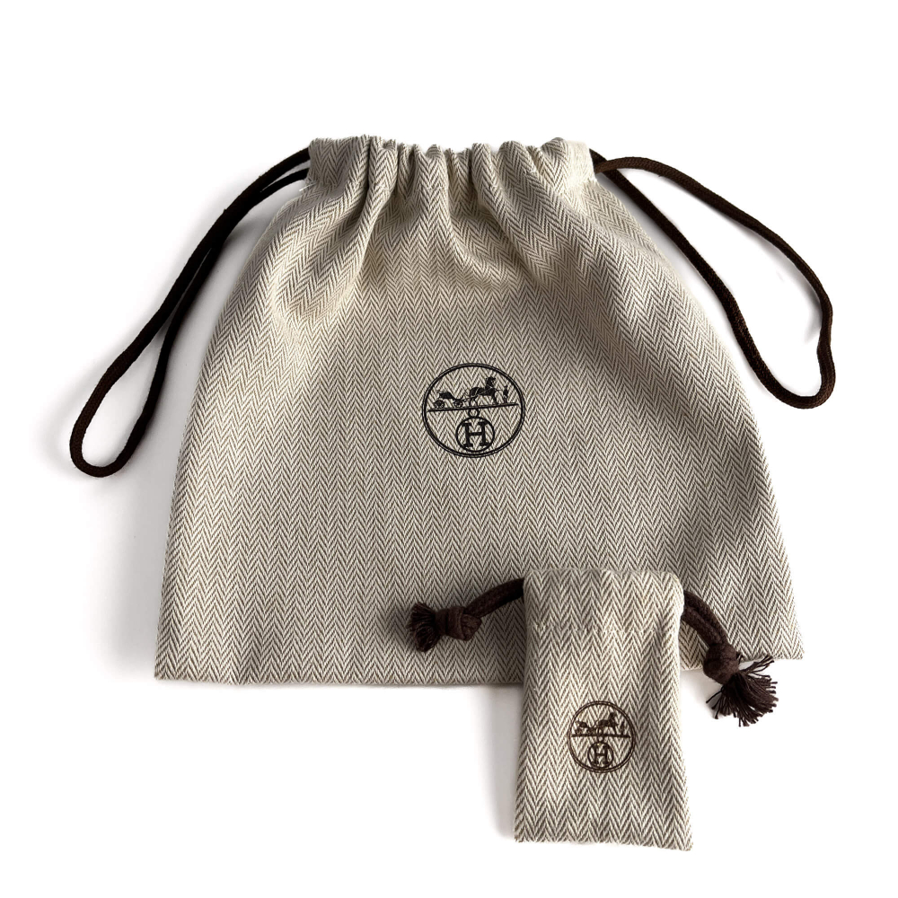 Hermès Kelly 18 Bi-color Hardware Leather Thin Belt Moka