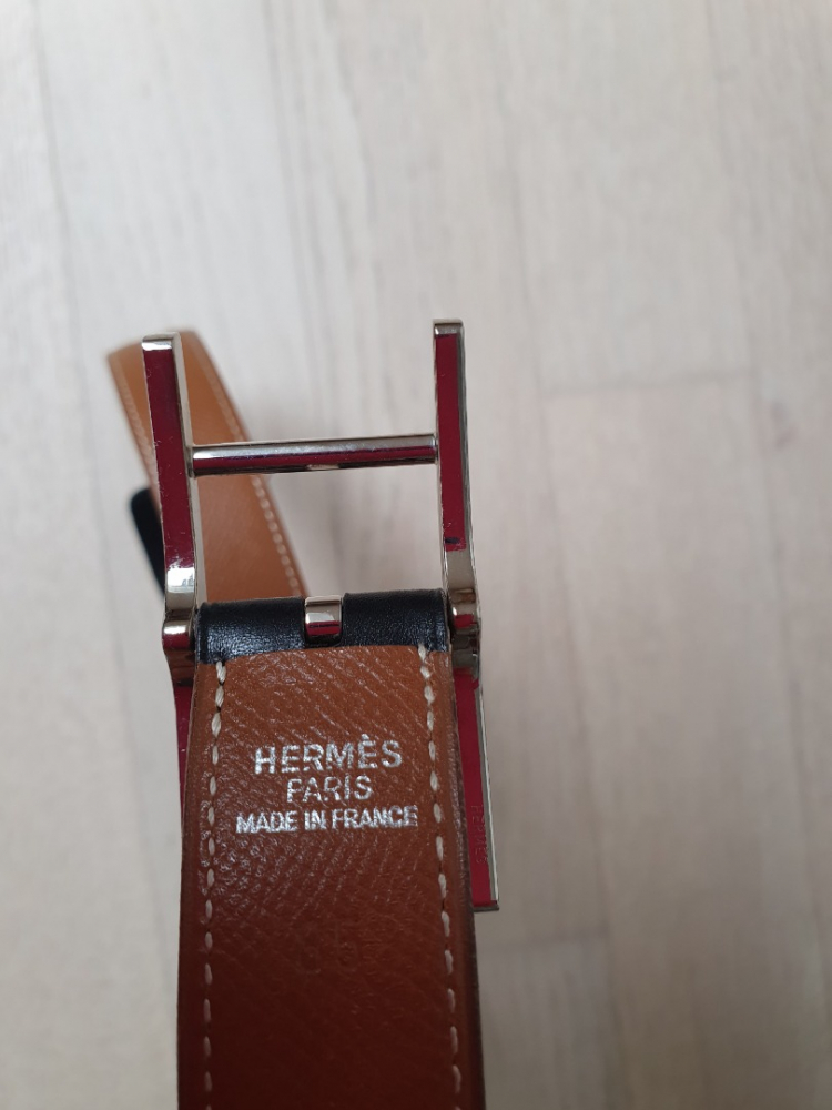 Hermès Double-sided belt H