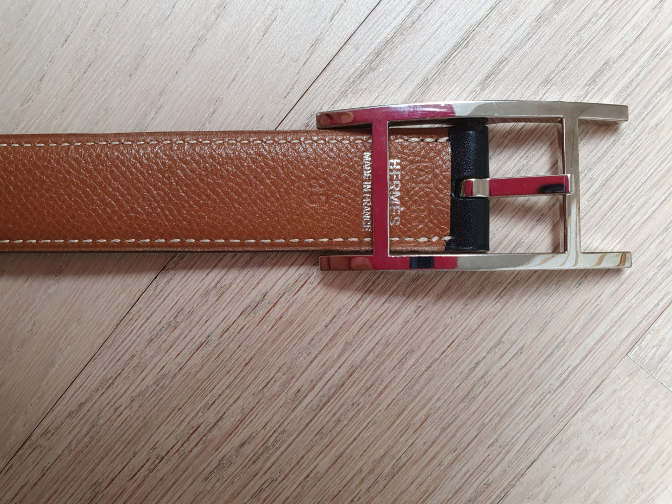 Hermès Double-sided belt H