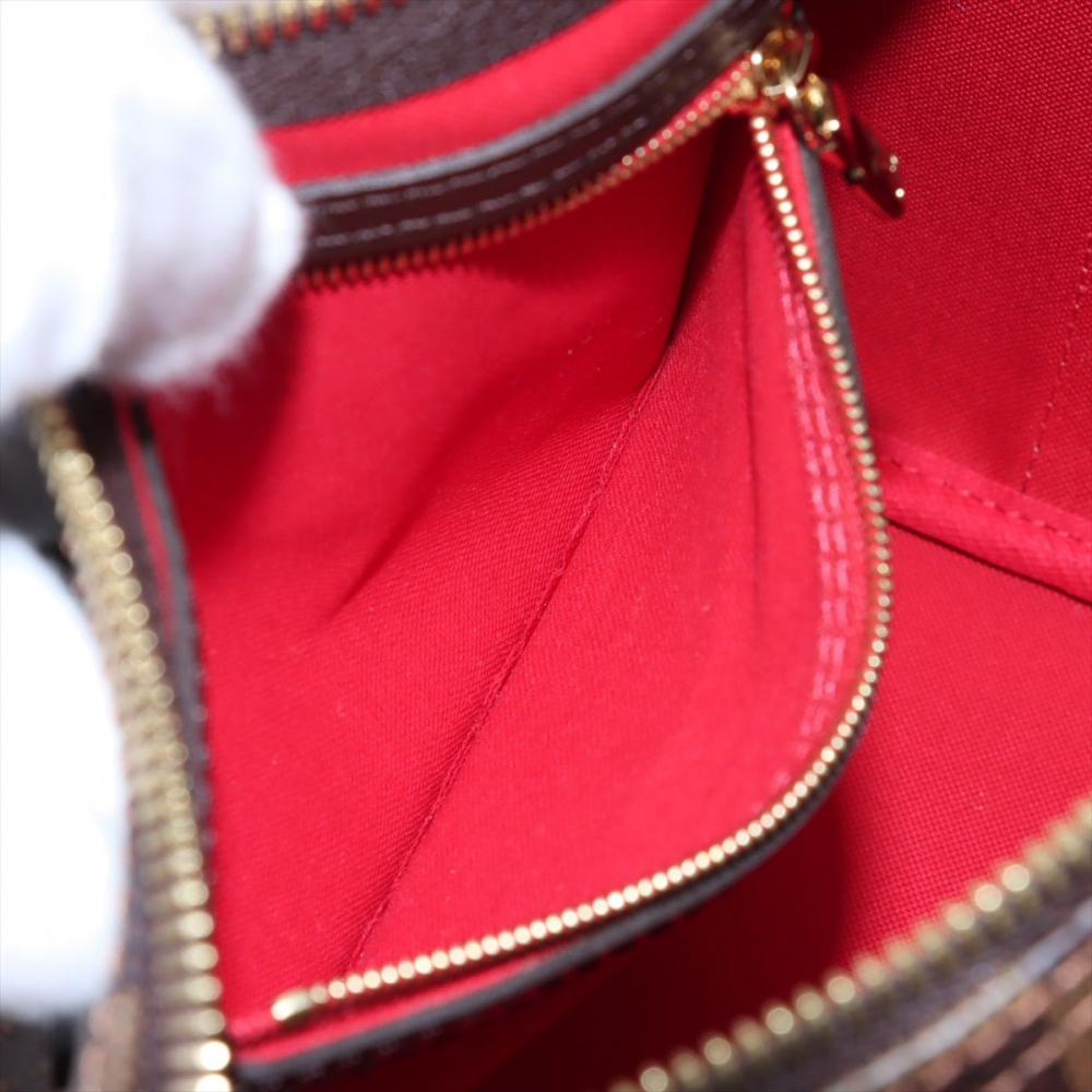 Louis Vuitton Speedy 25 Bandoulière Canvas Trunk Handbag Damier Ebene