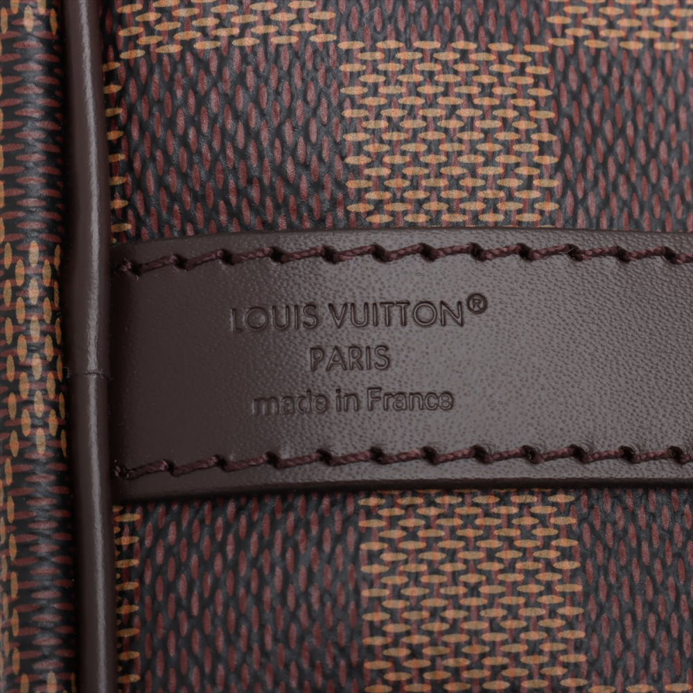 Louis Vuitton Speedy 25 Bandoulière Canvas Trunk Handbag Damier Ebene