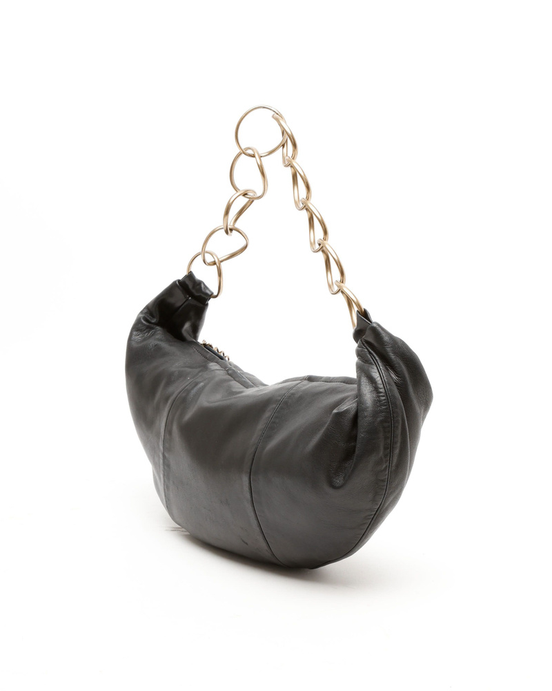 Chanel CC Half Moon Chain Hobo Bag