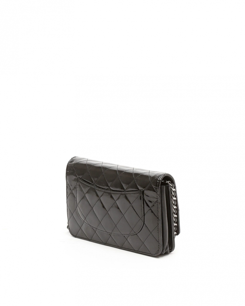 Chanel Patent Wallet On Chain Bag