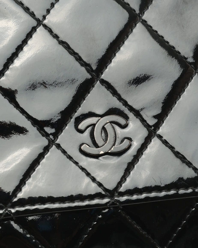 Chanel Patent Wallet On Chain Bag