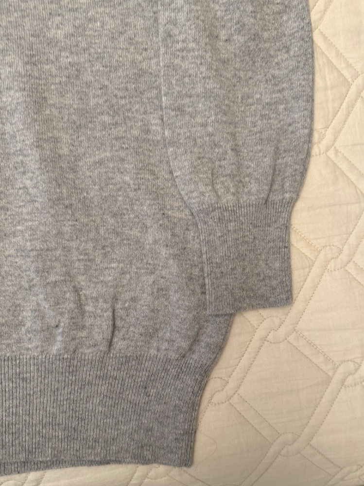 Fabiana Filippi Grauer Wollpullover