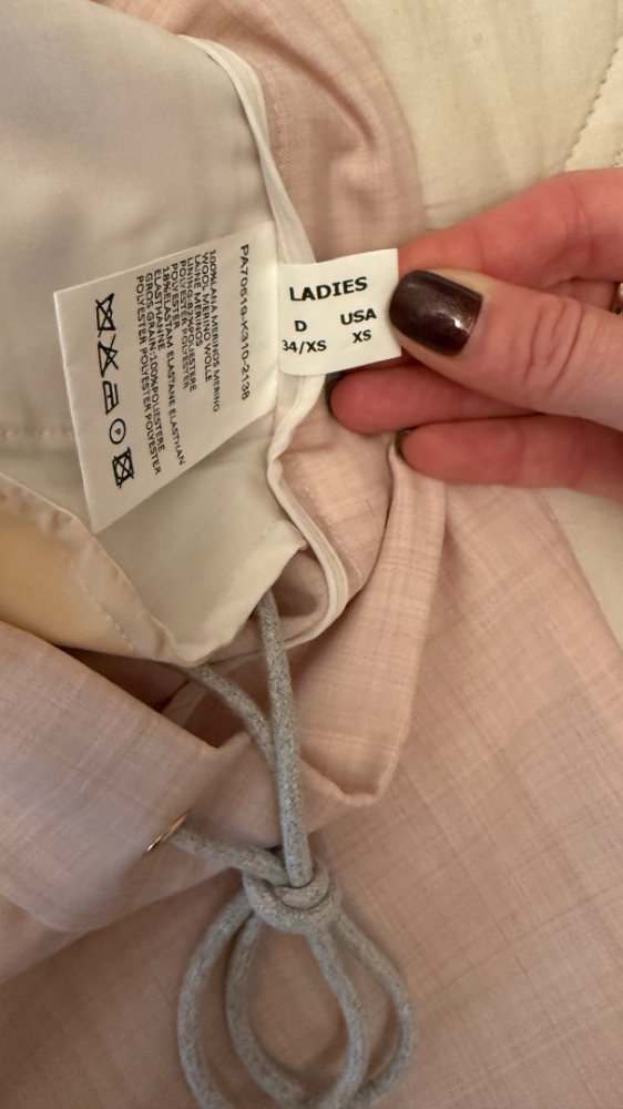 Fabiana Filippi NEW Rosa Hose aus Wolle