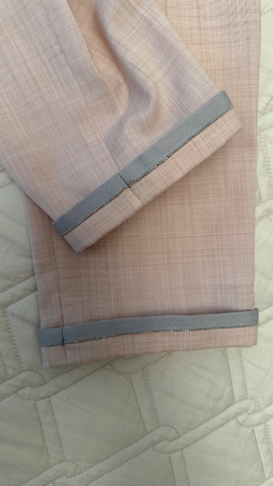 Fabiana Filippi NEW Rosa Hose aus Wolle