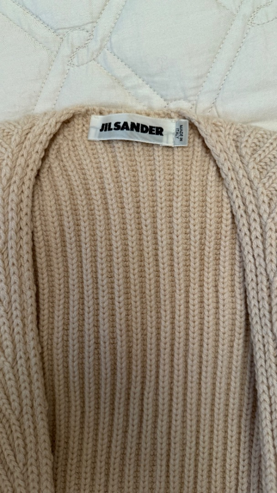 Jil Sander Manteau Cardigan Chunky