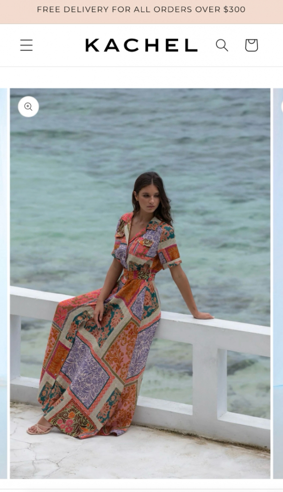 Kachel Jacqueline Maxikleid