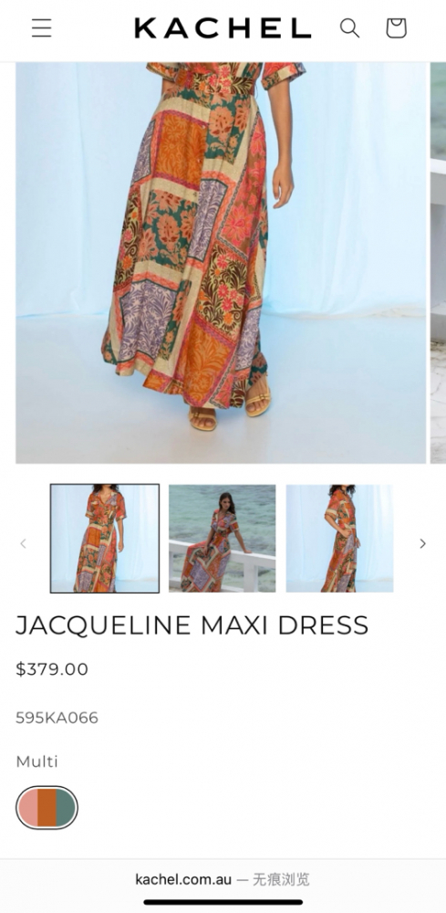 Kachel Jacqueline Maxikleid