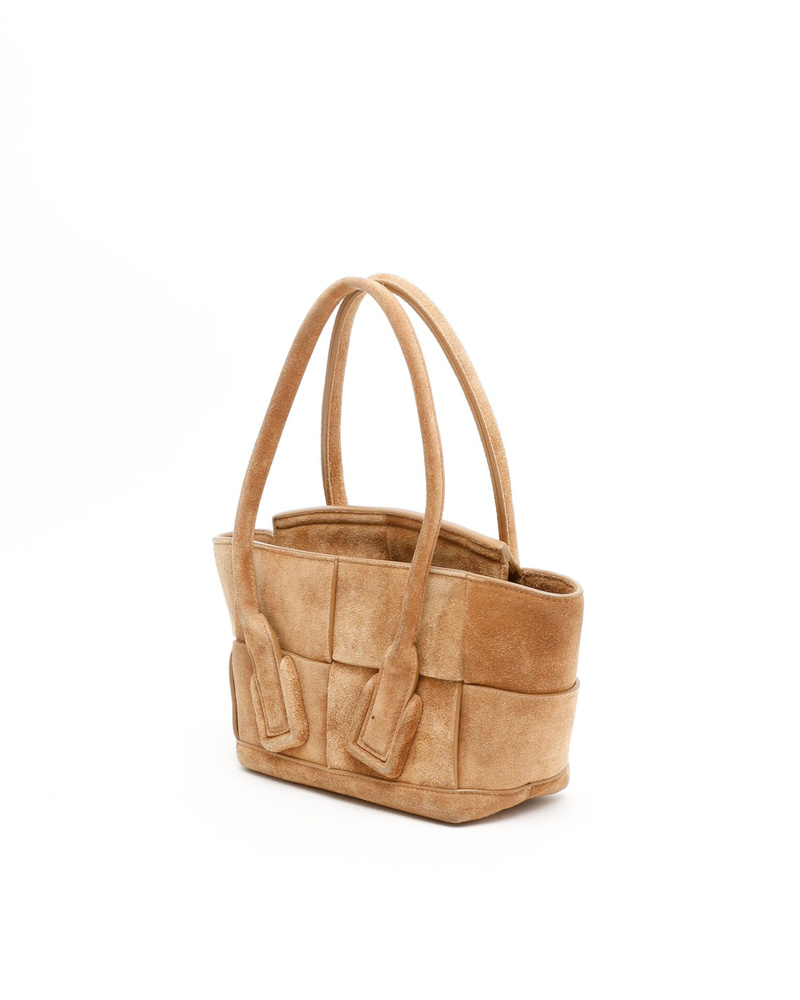 Bottega Veneta Suede Mini Arco Bag