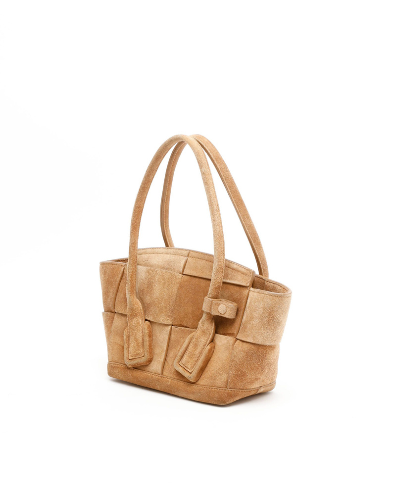 Bottega Veneta Suede Mini Arco Bag