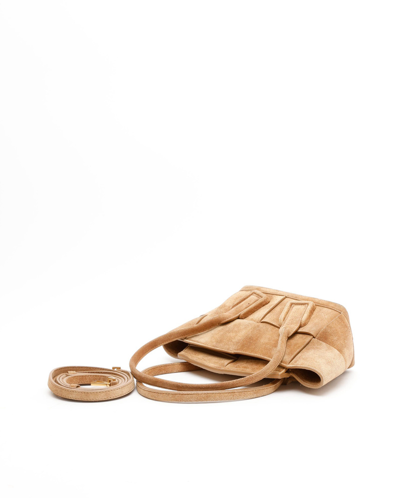 Bottega Veneta Suede Mini Arco Bag