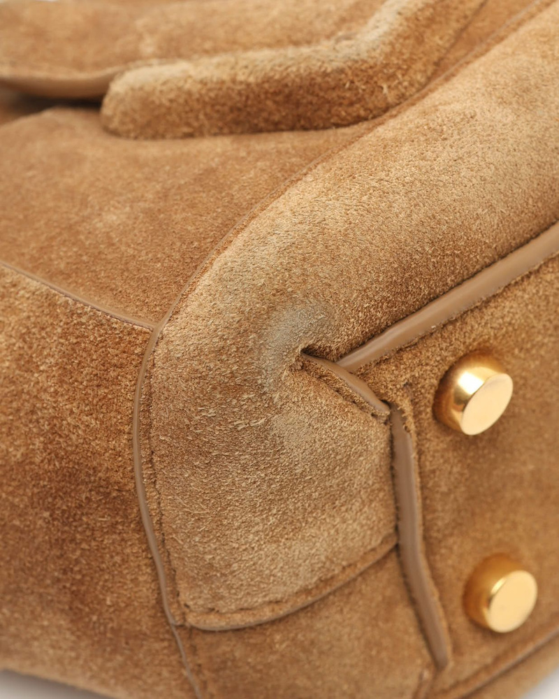 Bottega Veneta Suede Mini Arco Bag