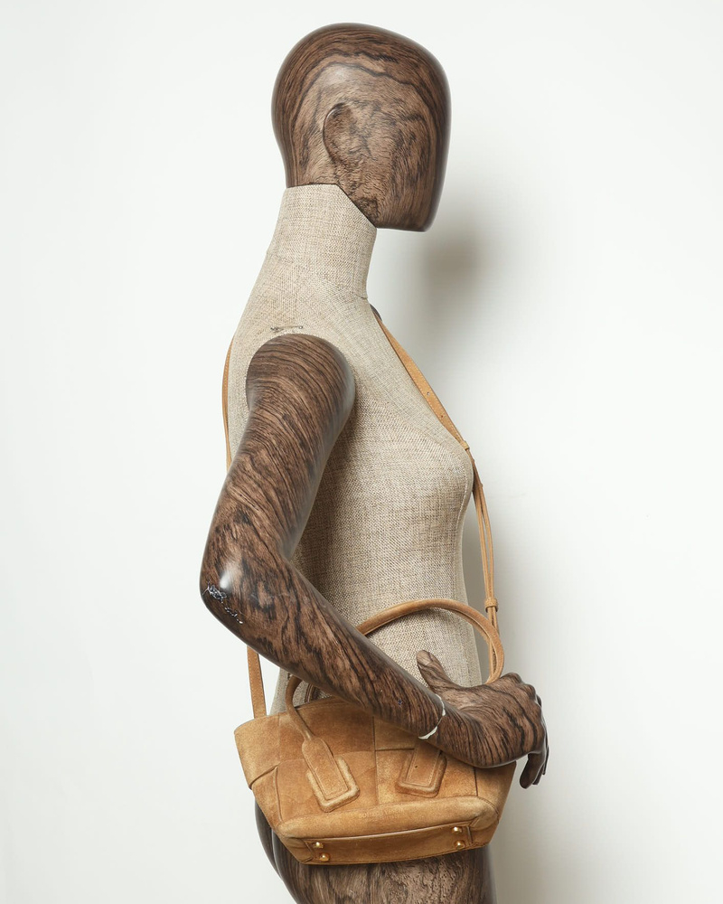 Bottega Veneta Suede Mini Arco Bag