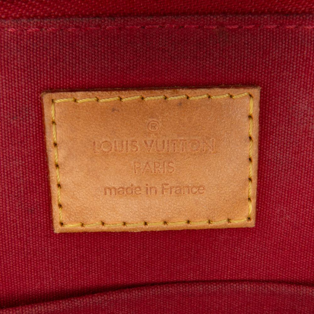 Louis Vuitton B Louis Vuitton Red Vernis Leather Leather Monogram Vernis Alma BB France