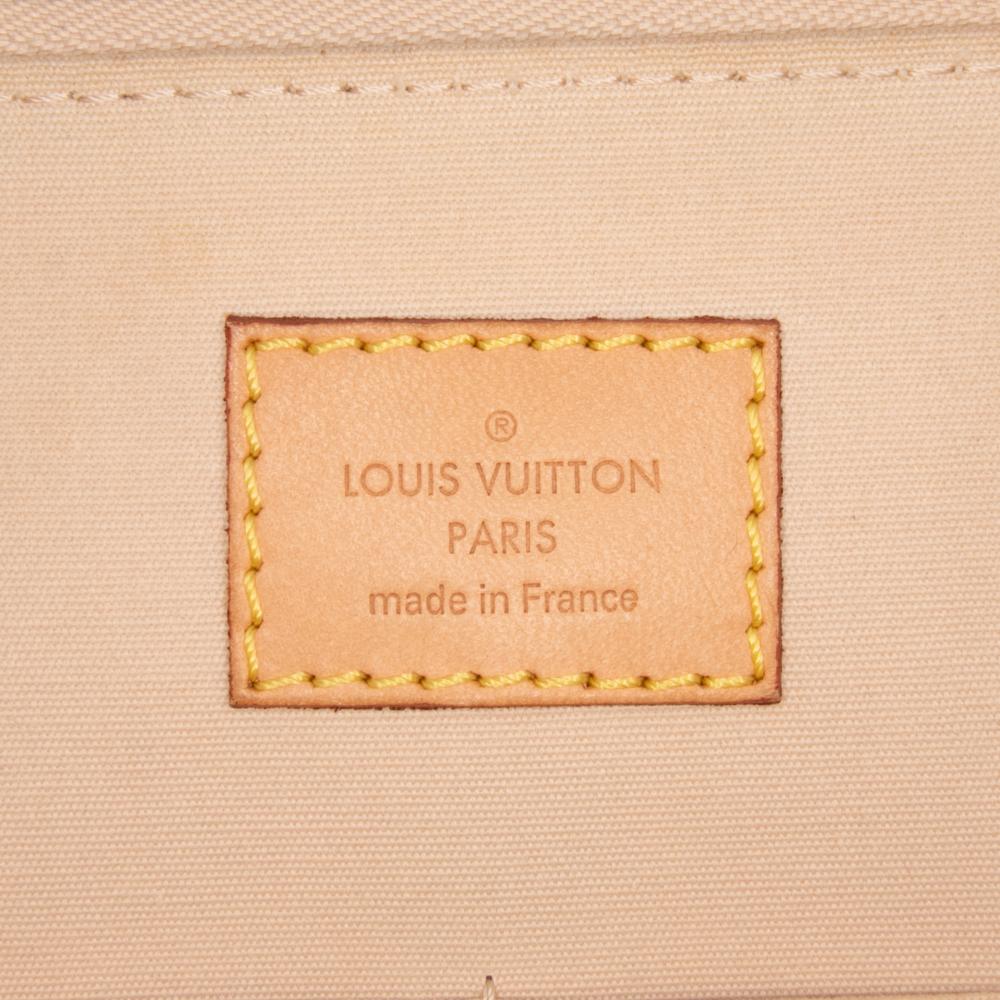 Louis Vuitton B Louis Vuitton Brown Beige Vernis Leather Leather Monogram Vernis Alma PM France