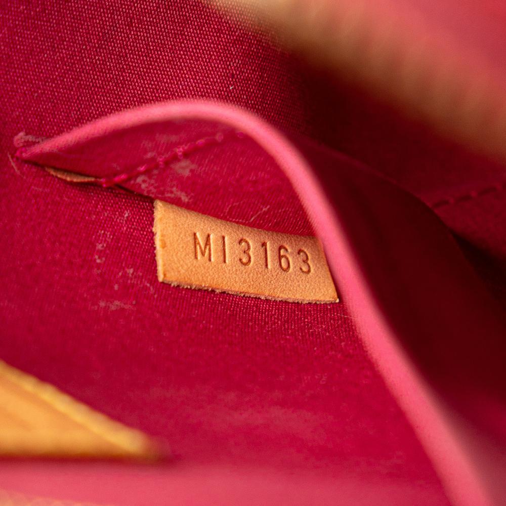 Louis Vuitton B Louis Vuitton Red Vernis Leather Leather Monogram Vernis Alma BB France