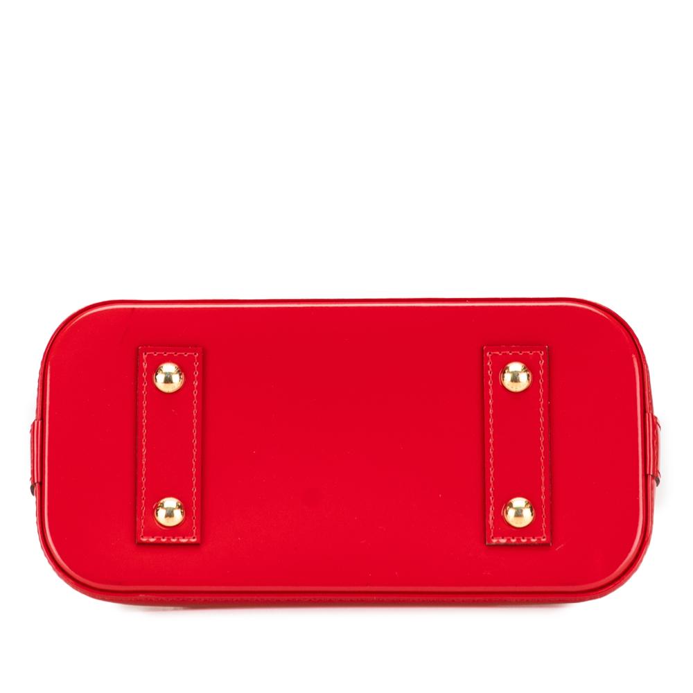 Louis Vuitton B Louis Vuitton Red Vernis Leather Leather Monogram Vernis Alma BB France