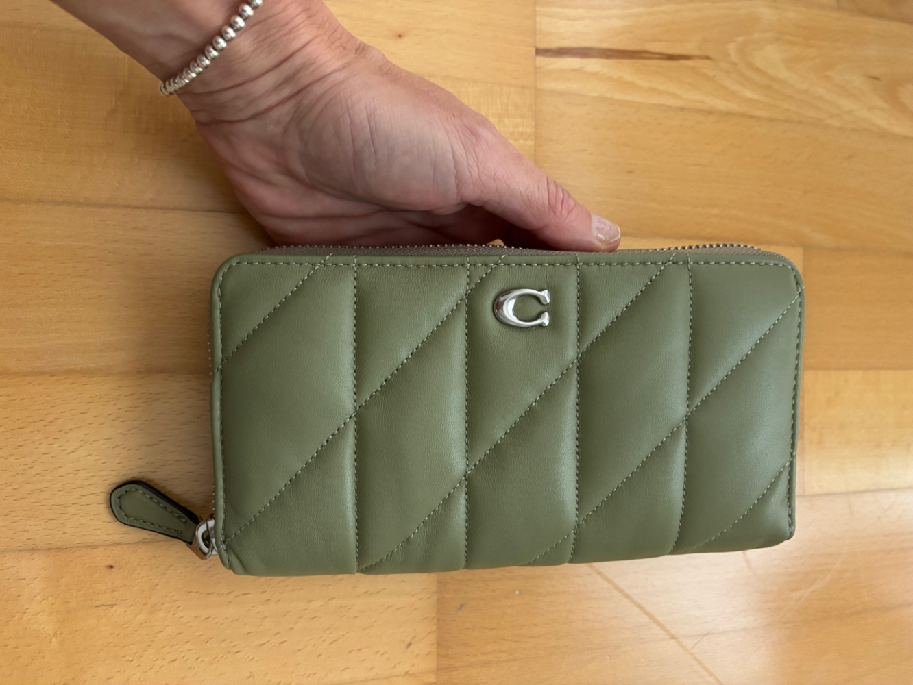 Coach portefeuille rembourré
