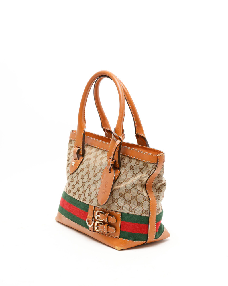 Gucci GG Sherry Line Tote Bag