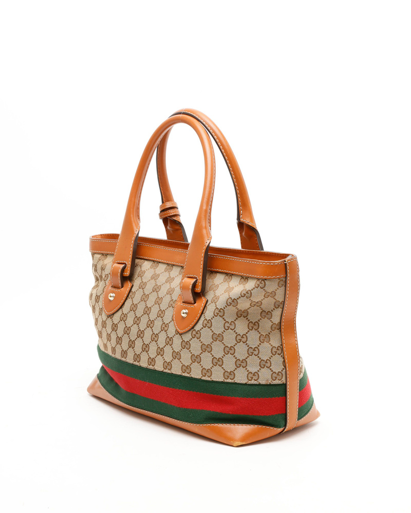 Gucci GG Sherry Line Tote Bag