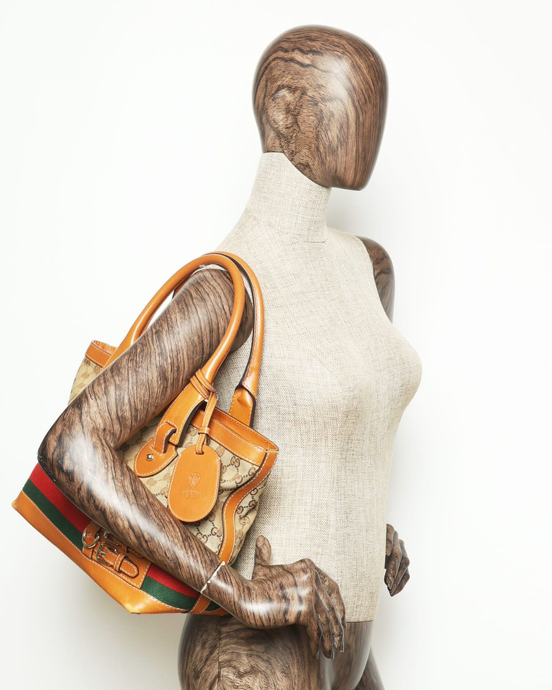 Gucci GG Sherry Line Tote Bag