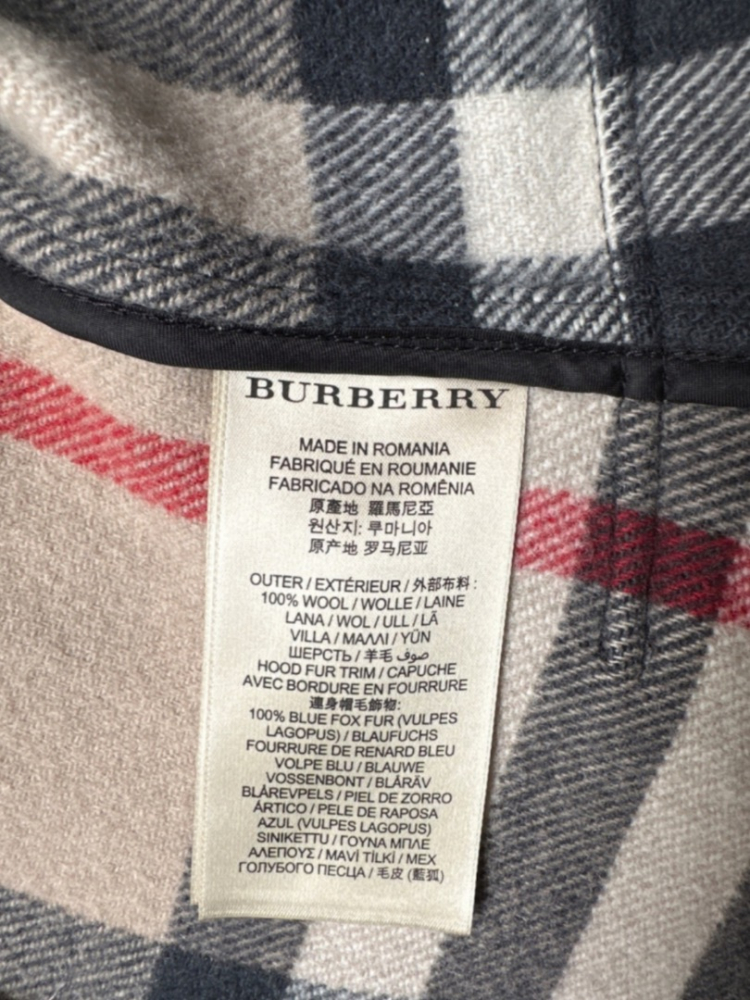 Burberry Brit Wool Trench Jacket