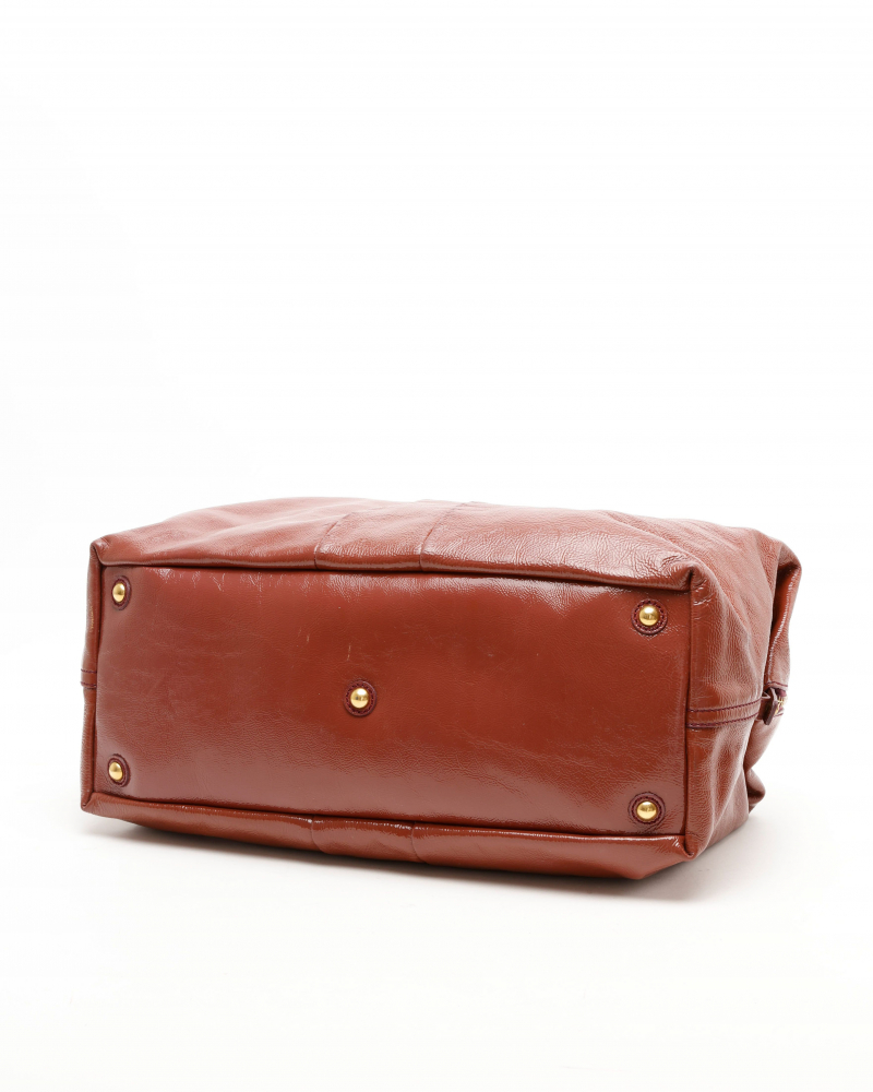 Saint Laurent Patent Easy Y Boston Bag