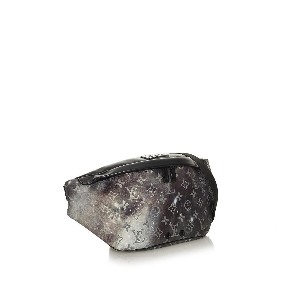 Louis Vuitton AB Louis Vuitton Black with Gray Monogram Canvas Canvas Monogram Galaxy Discovery Bumbag France