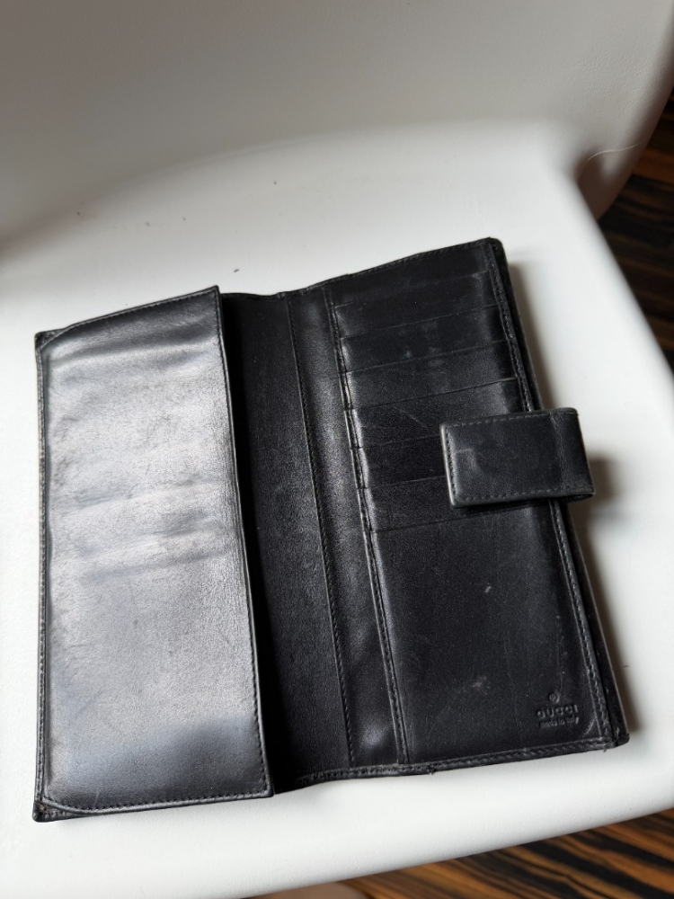 Gucci Brieftasche aus gestepptem Leder