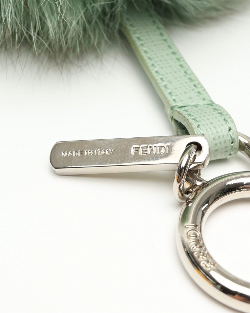 Fendi Pom-Pom Fur Charm