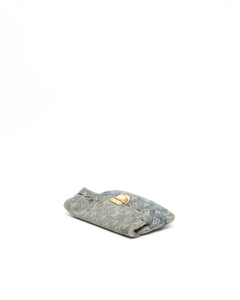 Louis Vuitton Monogram Denim Pratt Clutch