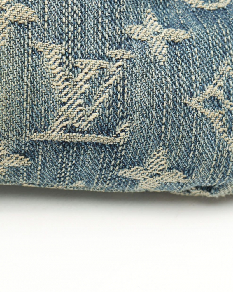 Louis Vuitton Monogram Denim Pratt Clutch