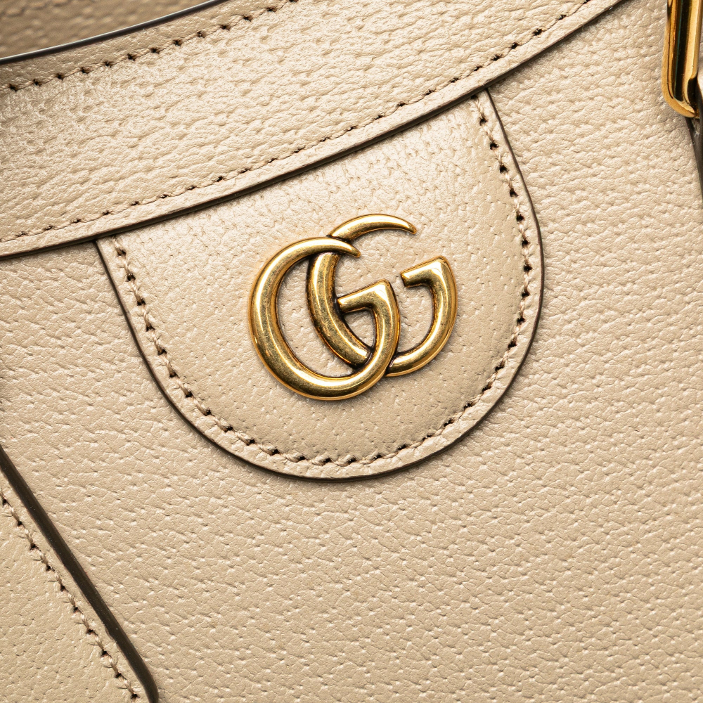 Gucci Diana Small Leather Tote Handbag Brown