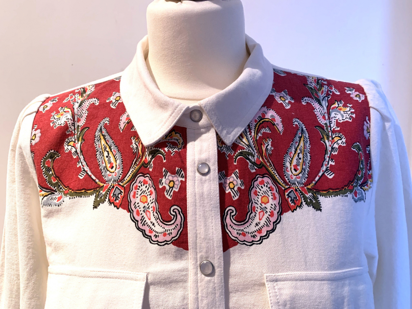 Sézane Chemise Tia / Imprimé Cachemire **NEW**