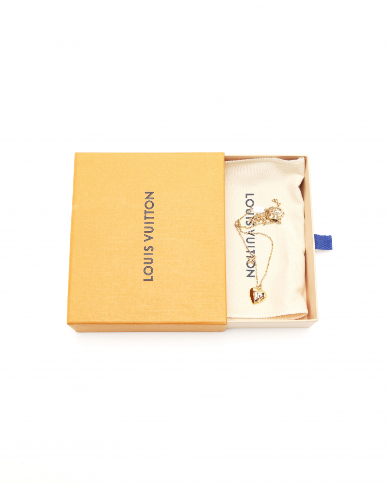 Louis Vuitton Blooming Heart Necklace
