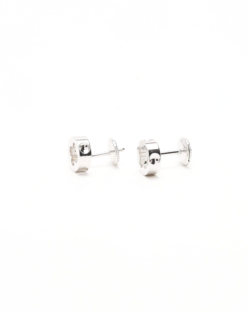 Louis Vuitton Empreinte Ear Studs, 18kt White Gold