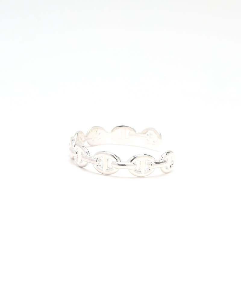 Hermès Chaîne d'Ancre Silver Bracelet